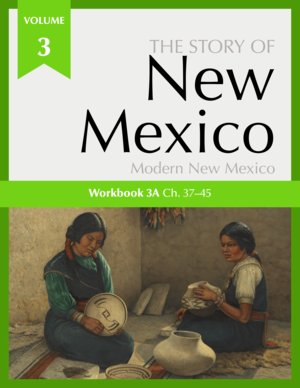 The Story of New Mexico Volume 3 Workbook 3A cover